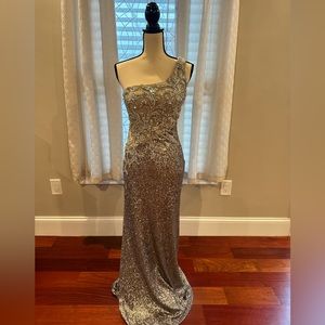 LaFemme 90s silver sequin size 6